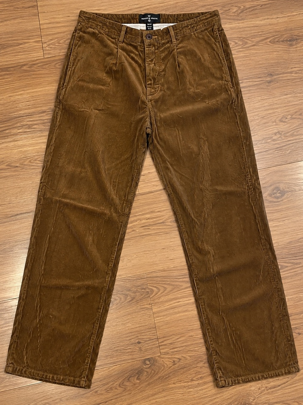 Houston White Brown Corduroy Pants
